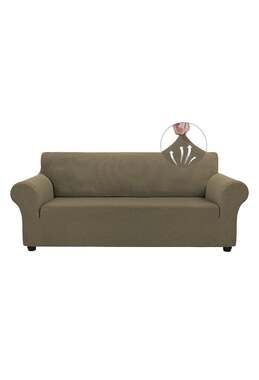 Asnomy Stretch Sofa Slipcover Large Khaki Couch Cover